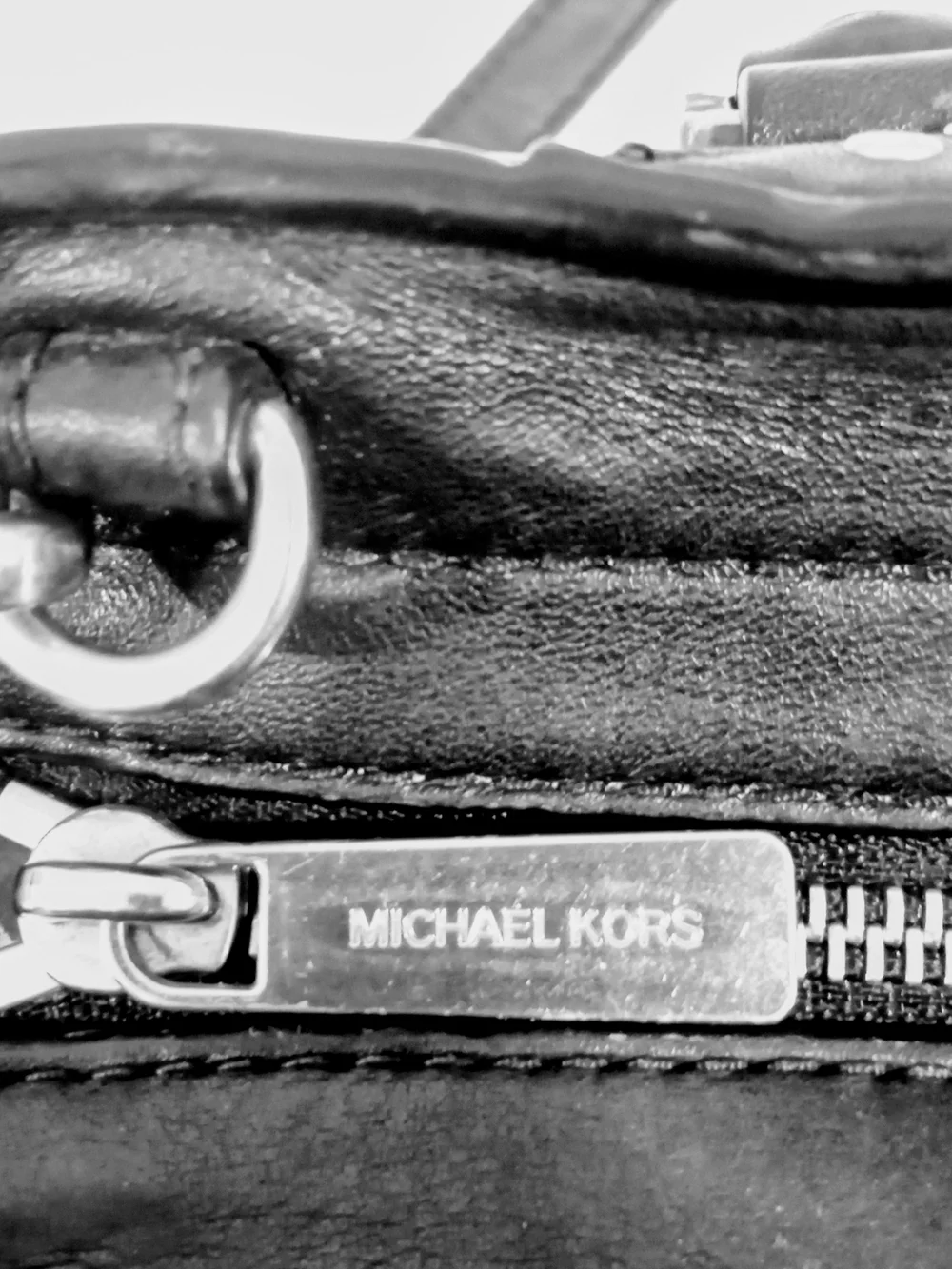 Michael Kors Selma Leather Studded Satchel, Size: 10.5